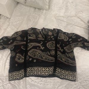 Design lab sheer blouse, perfect condition